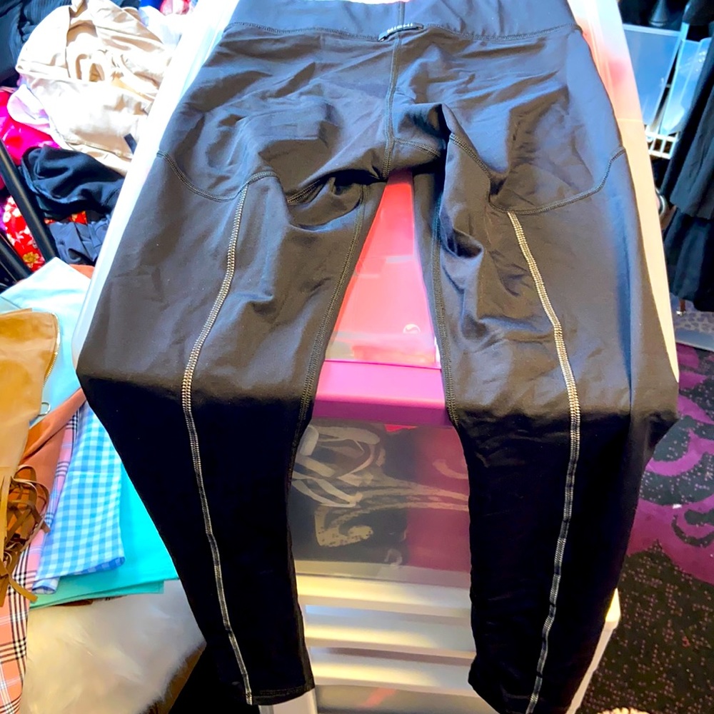 Michi reflective stripe back leggings New! Sexy!